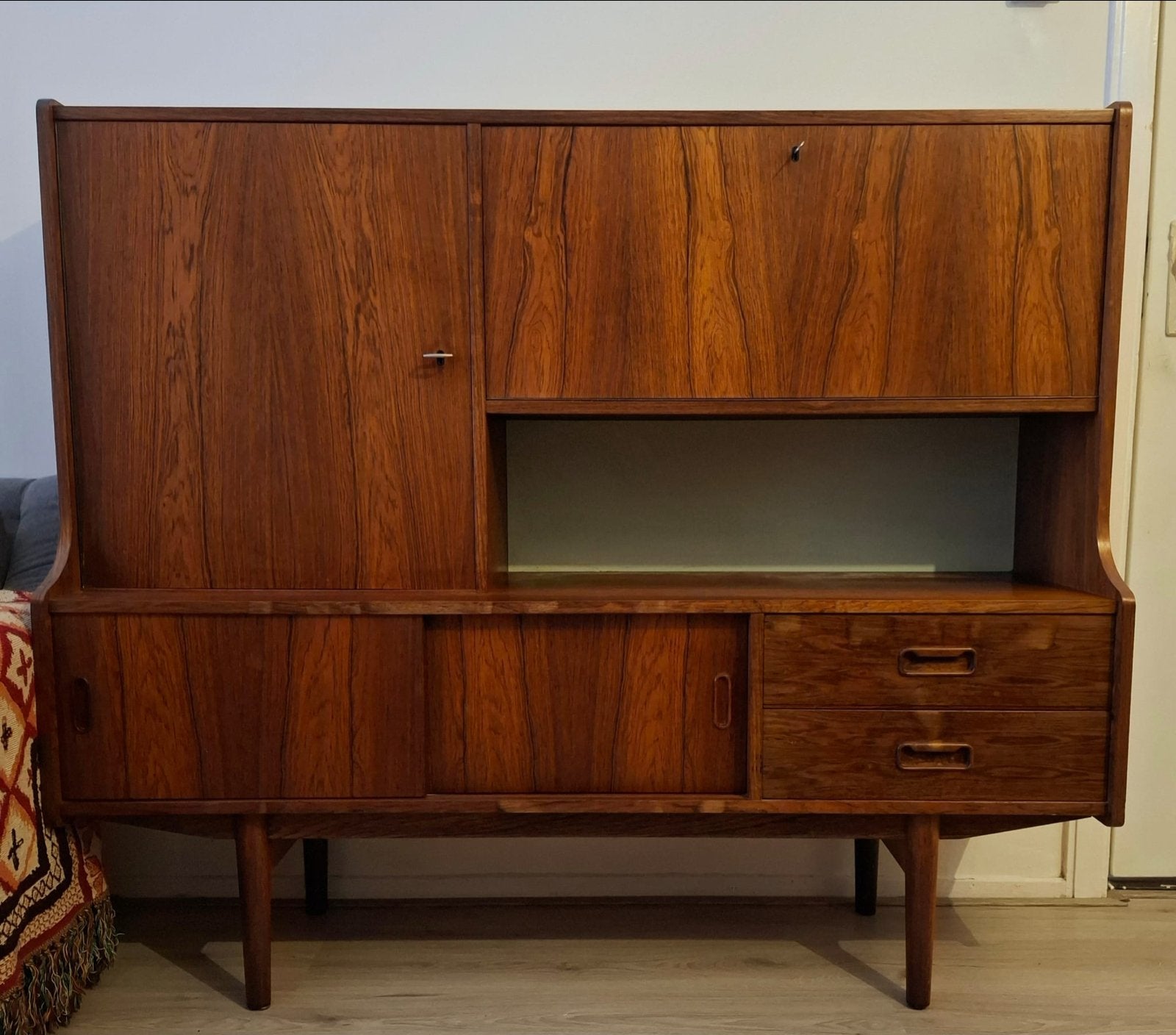 Vintage teakhouten mid-century design kast - Top Form, Ophalen