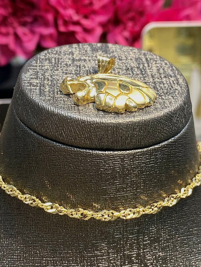 14k Gouden Ketting & Leeuw, Ophalen of Verzenden, Nieuw, Goud, Goud