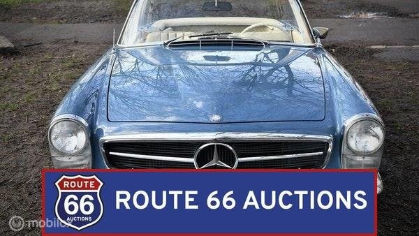 Mercedes-Benz 280 SL Pagode | 1968 | Route 66 Auctions, Overige carrosserieën, Zwart, Mercedes-Benz, Bedrijf