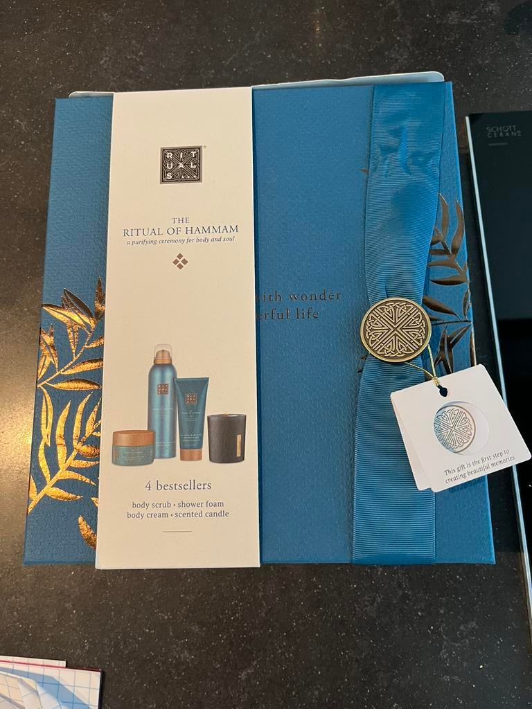 NIEUW The Ritual of Hammam pakket 4 bestsellers, Ophalen of Verzenden, Nieuw, Bad & Douche