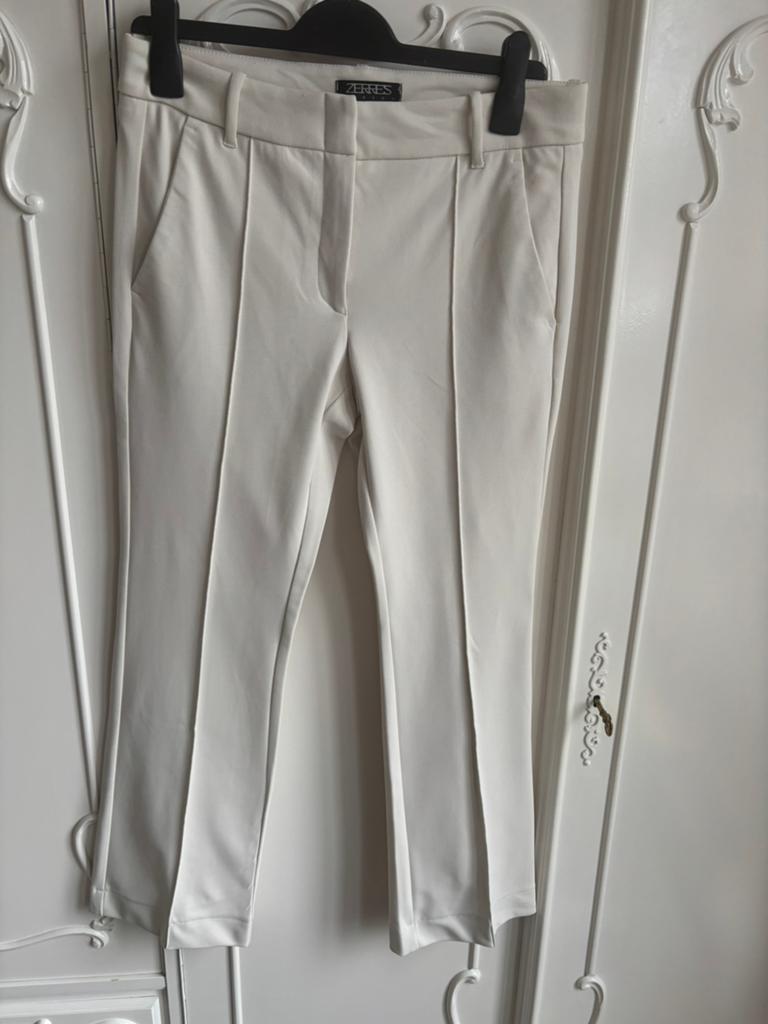 Nieuw off white broek Zerres maat 38, Maat 38/40 (M), Wit, Nieuw, Ophalen of Verzenden