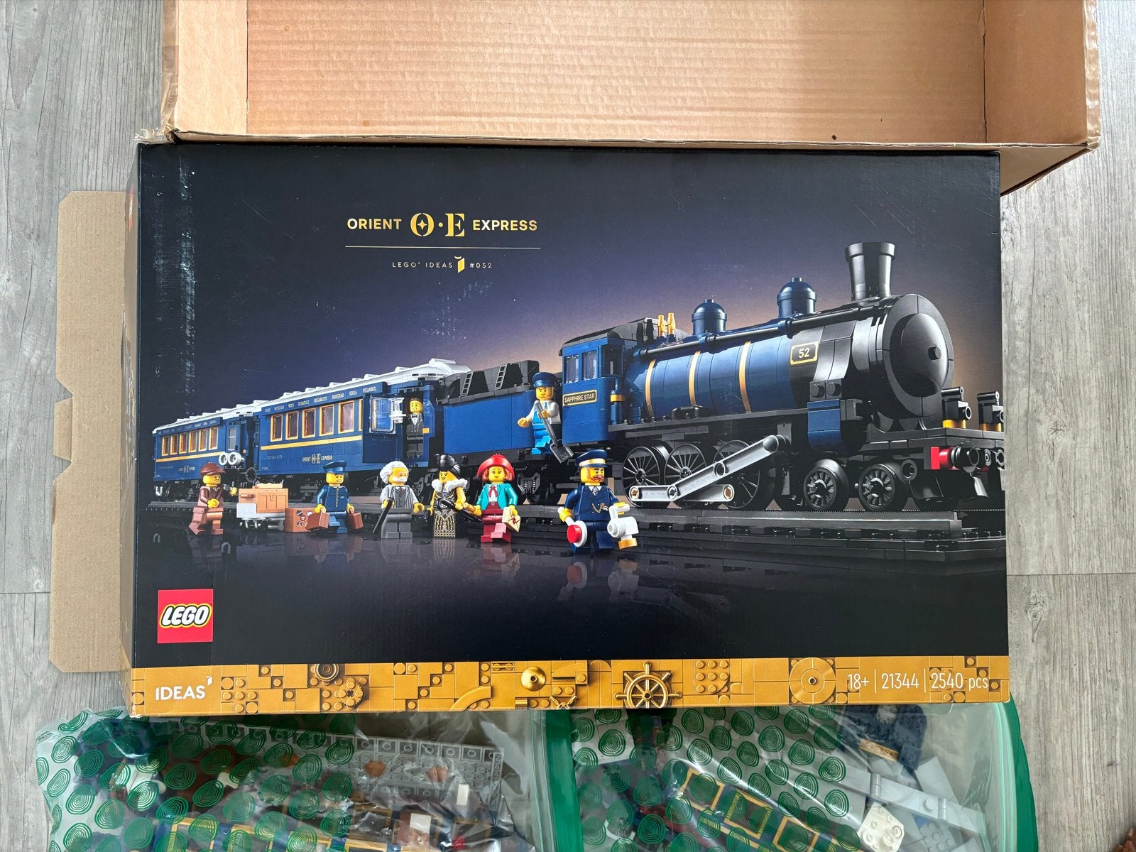 LEGO Ideas 21344 Oriënt Express Trein, Ophalen of Verzenden, Zo goed als nieuw, Overige merken