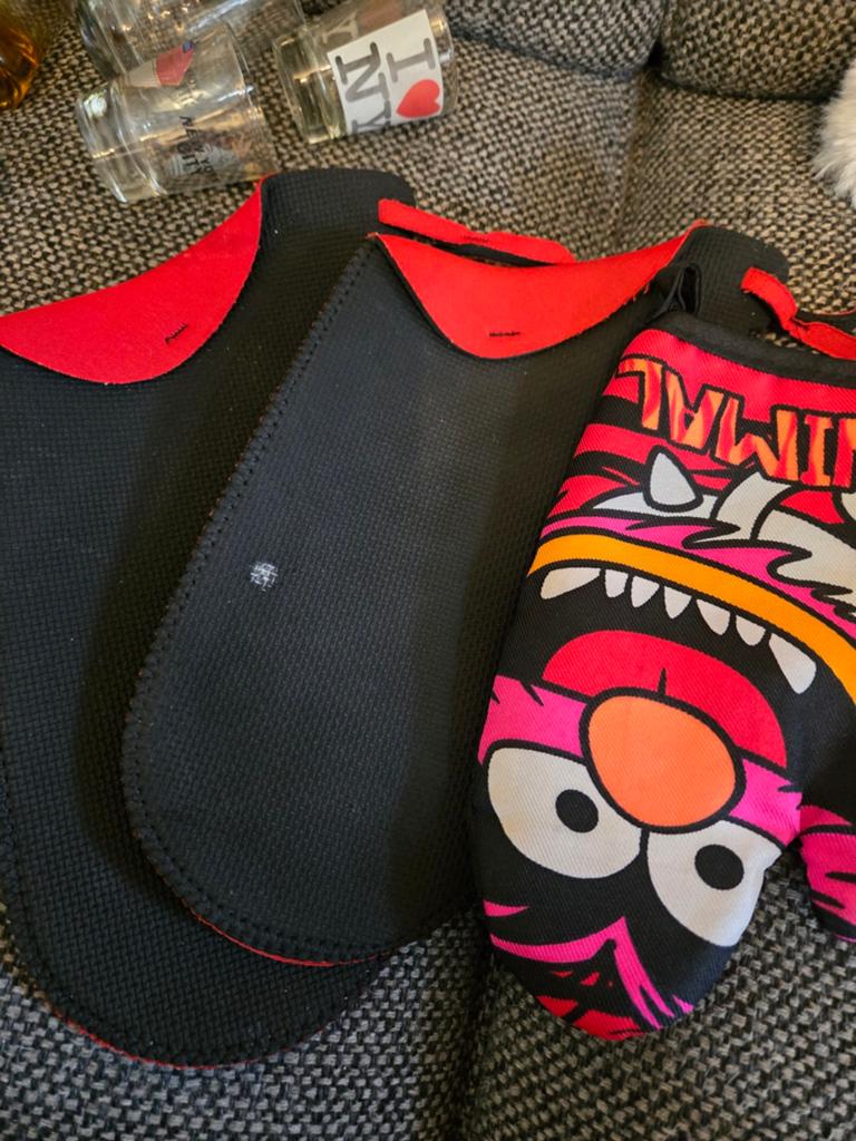 5x Ovenwant, waarvan 1x Kindermaat, Huis en Inrichting, Overige typen, Ophalen of Verzenden, Gebruikt, Zwart