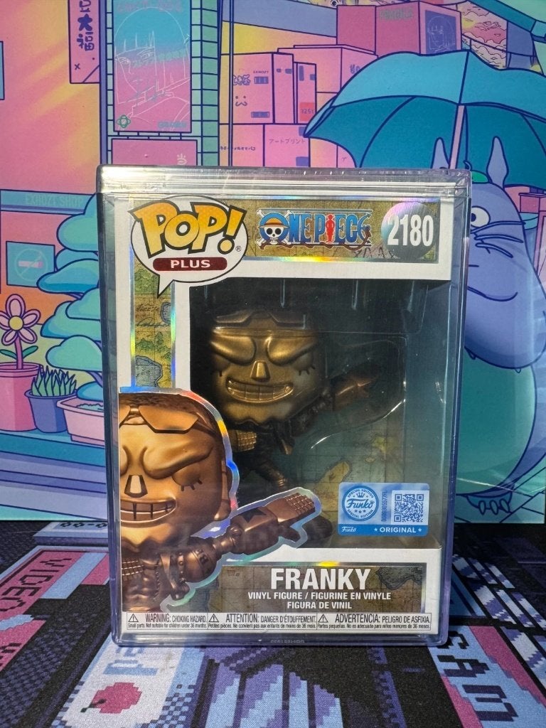 Funko Pop! Plus - One Piece: Franky #2180 (Bronze Statue), Ophalen of Verzenden, Nieuw