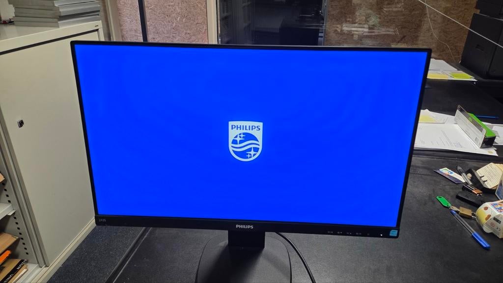 Philips monitor 243S, Computers en Software, Monitoren, Ophalen, 60 Hz of minder, LED