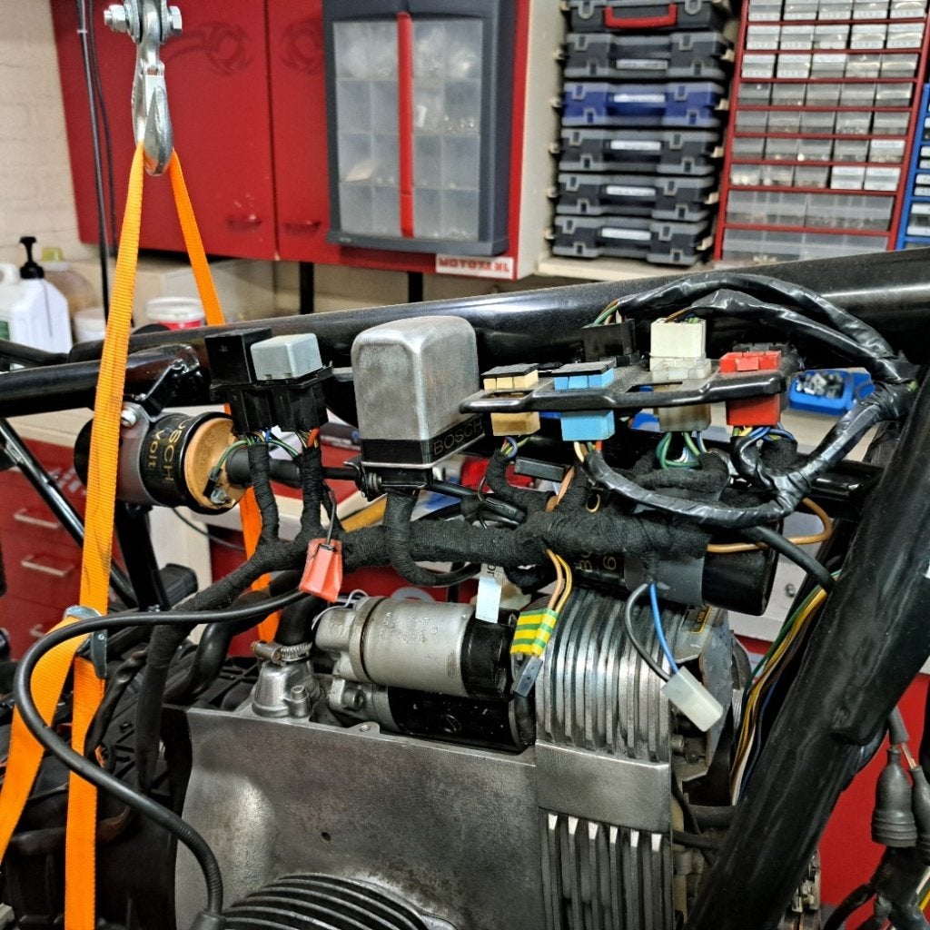 BMW R65 (project), Motoren, Ophalen, Gebruikt