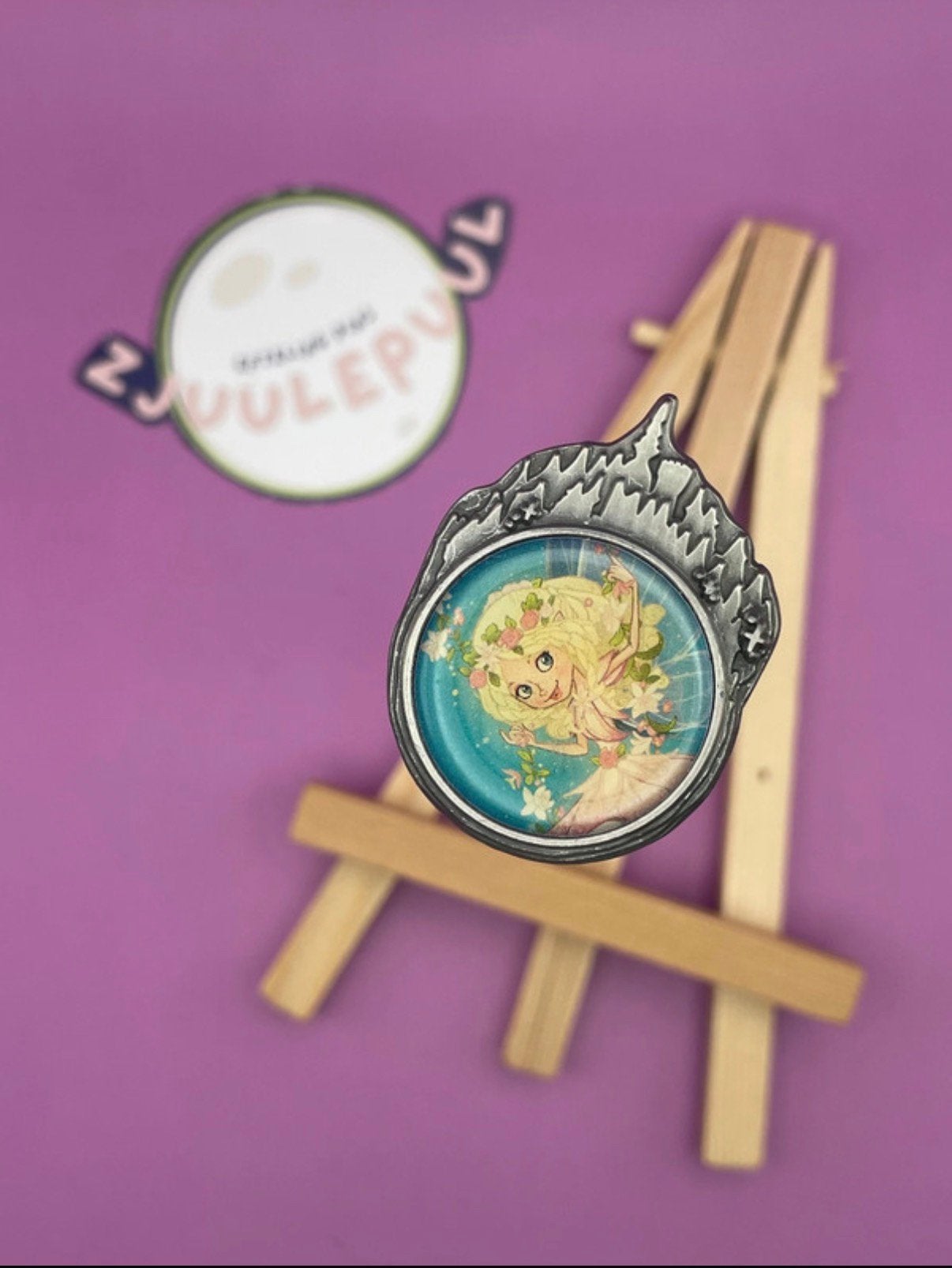 Efteling pin droomvlucht elfje EPP388, Figuurtje, Zo goed als nieuw, Speldje of Pin, Efteling