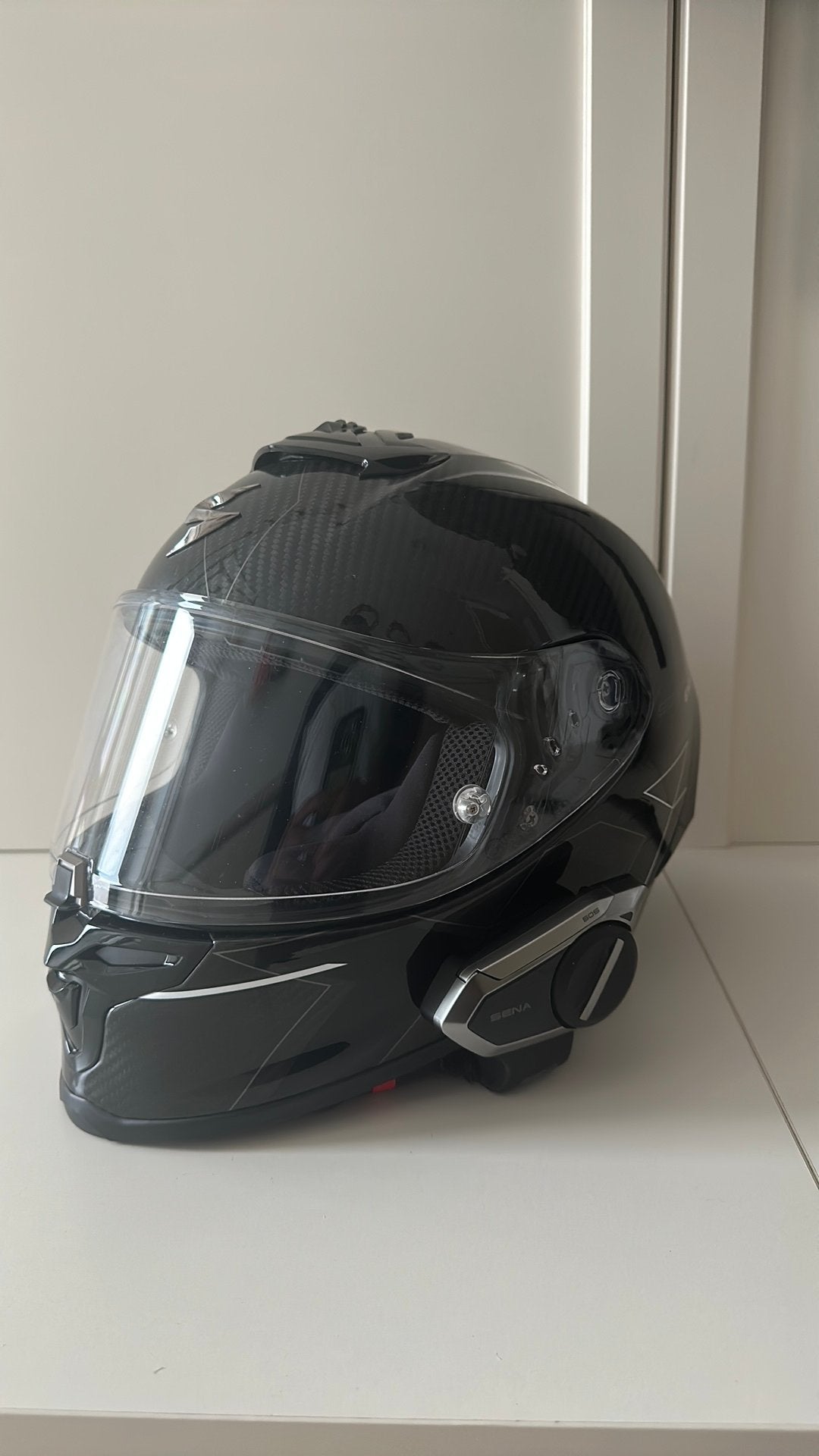 Scorpion EXO-Tech R1 motorhelm – Maat M – Zo goed als nieuw, Motoren, M, Heren, Nieuw zonder kaartje, Integraalhelm