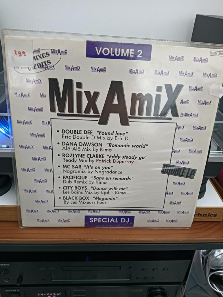Mix Amix Volume 2 - Dubbel LP Dance Populair, Cd's en Dvd's, Vinyl | Dance en House, 1990 - 1999, Ophalen of Verzenden, 12 inch