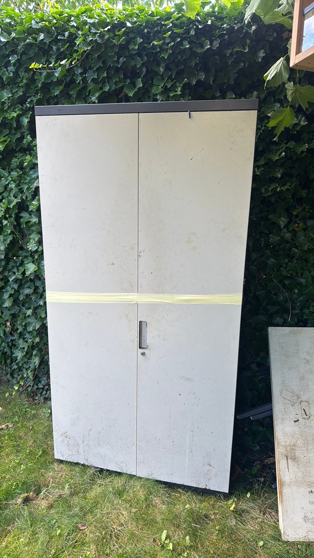 Gratis: Oude archiefkast zonder slot hxbxd 195x100x43, Huis en Inrichting, Kasten | Roldeurkasten en Archiefkasten, Gebruikt, 100 tot 150 cm