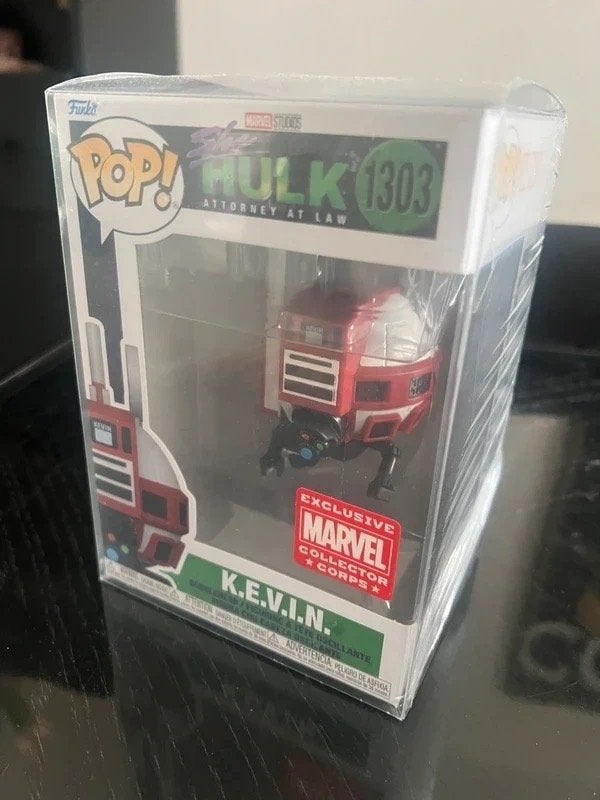 Funko pop She Hulk; K.E.V.I.N. nr. 1303 exclusive coll.corps, Ophalen of Verzenden, Nieuw