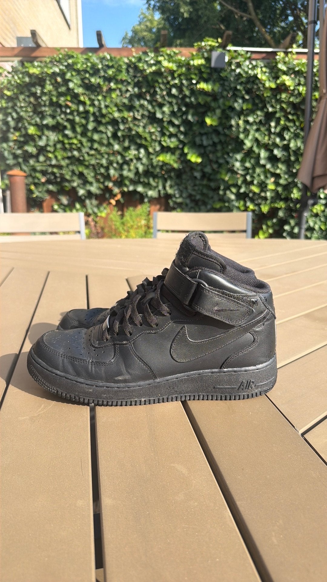 Nike Air Force 1 maat 43, Kleding | Heren, Ophalen, Gedragen, Zwart