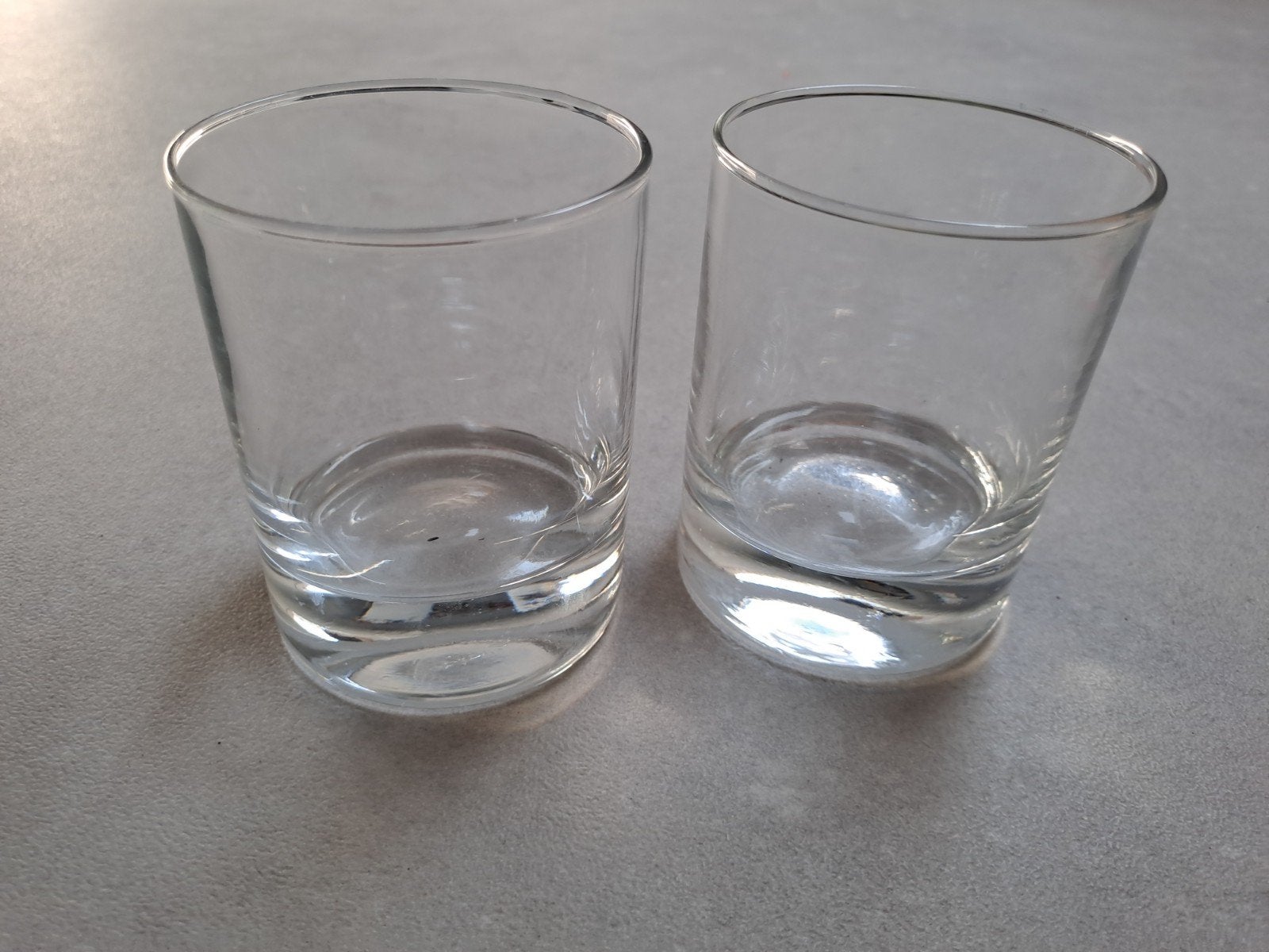 Set van 2 whiskeyglazen, Overige typen, Ophalen of Verzenden, Gebruikt, Glas