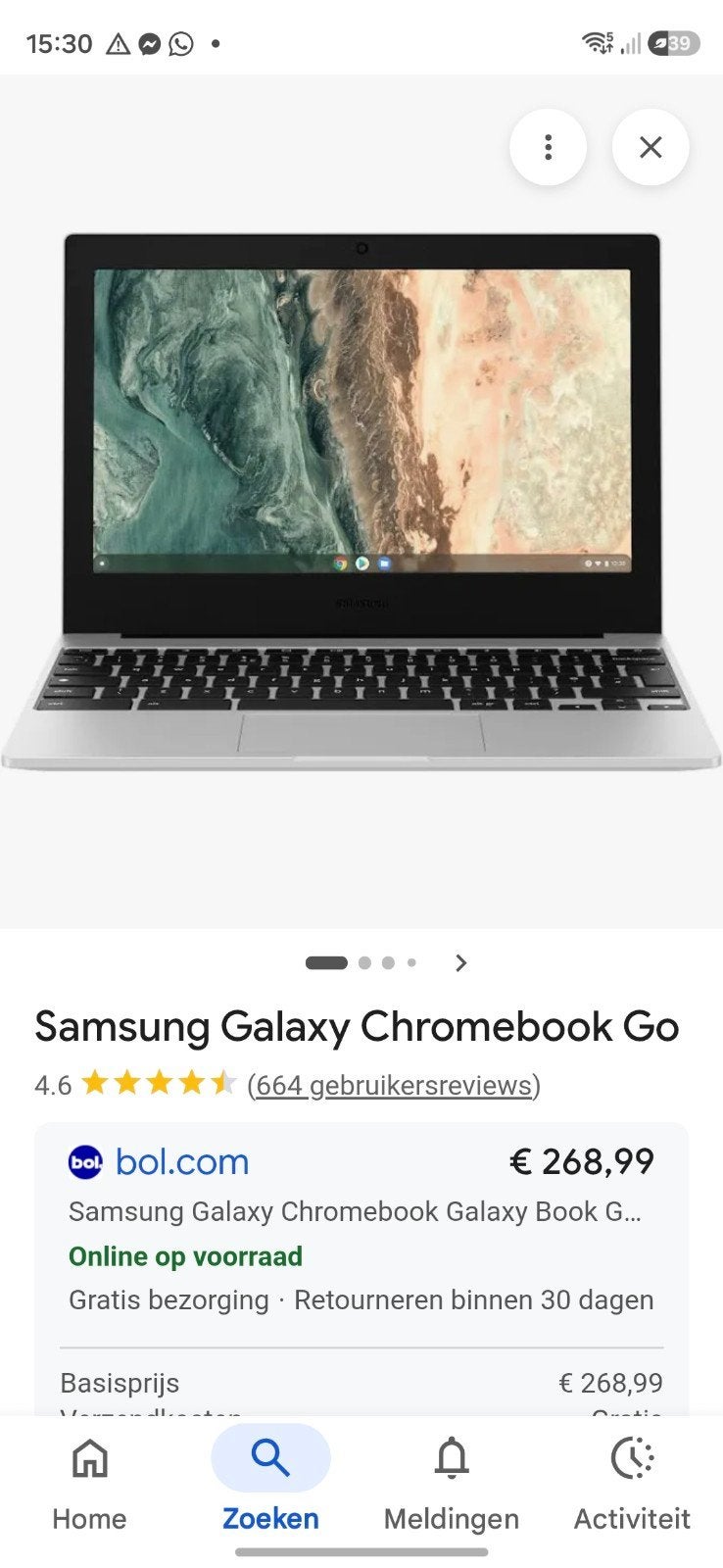 Samsung Chromebook nieuw in doos ( niet opengemaakt), Computers en Software, Windows Laptops, Minder dan 2 Ghz, Nieuw, 14 inch