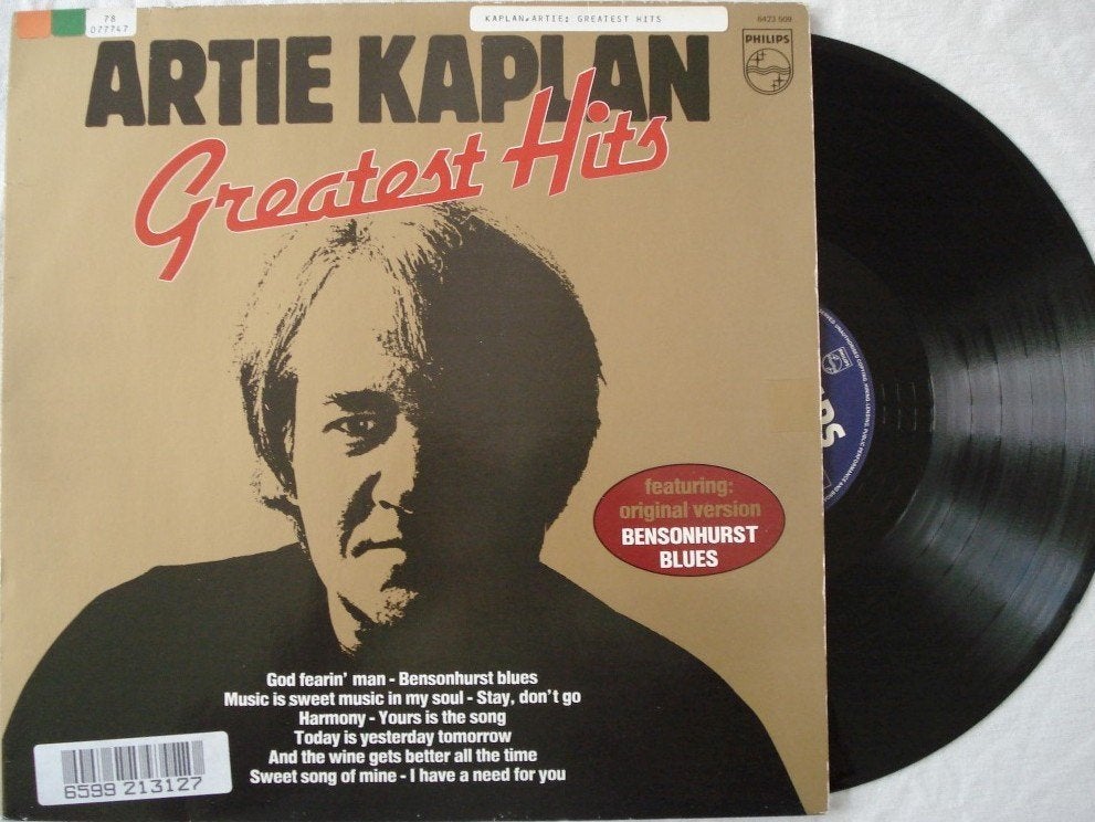 Artie Kaplan - Greatest hits, LP, Gebruikt, Ophalen of Verzenden, 12 inch