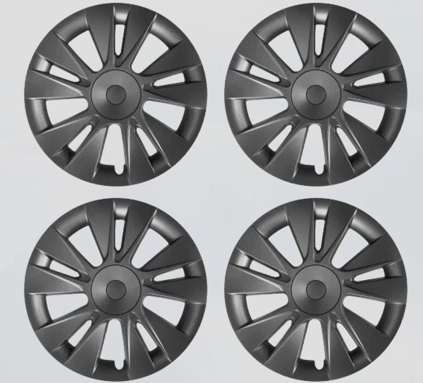 Set van 4 wieldoppen voor Tesla Model 3 (18 inch), Auto diversen, Wieldoppen, Verzenden, Nieuw