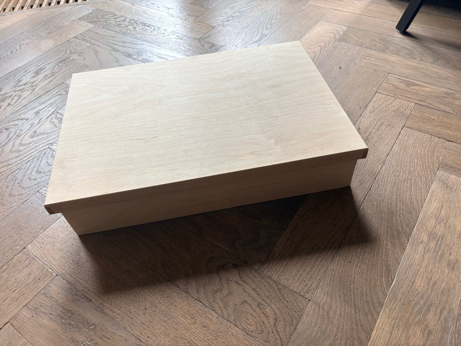 Houten speelbak met deksel en attributen voor zand/rijst, Ophalen, Zo goed als nieuw, Overige typen