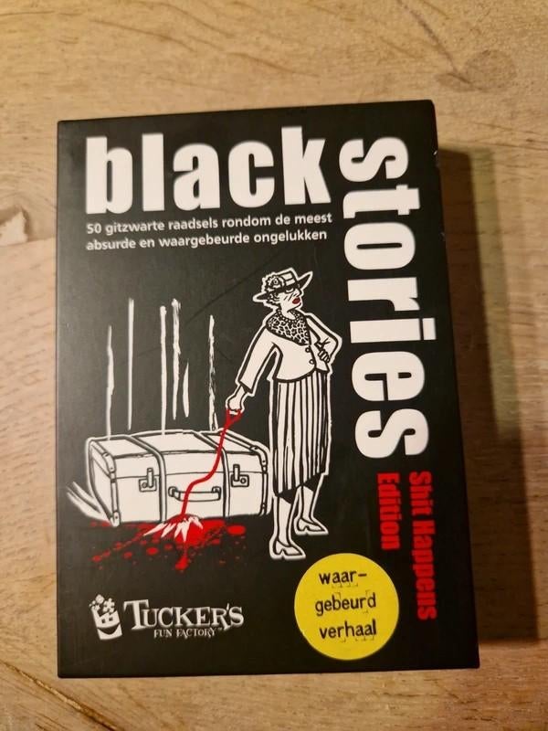 Black stories, Vijf spelers of meer, Ophalen of Verzenden, Nieuw, Tucker’s Fun Factory