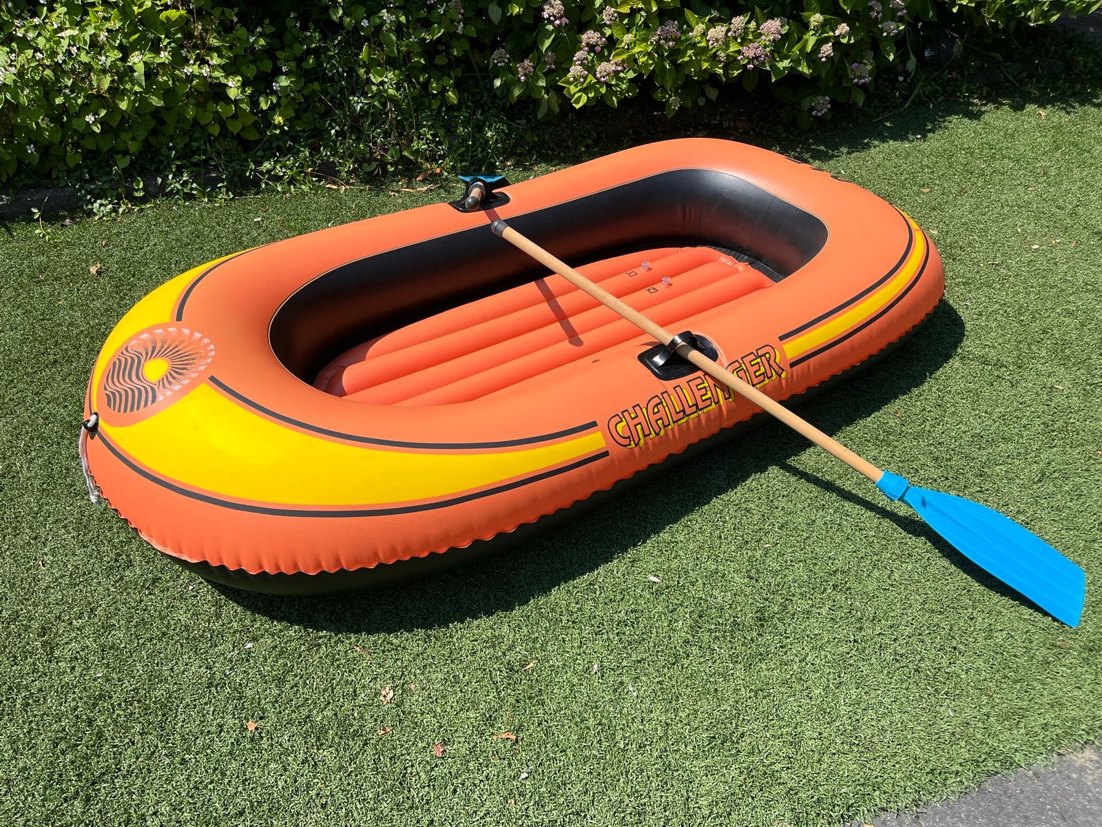 Intex Challenger 215 Opblaasboot met Peddels, Ophalen, Zo goed als nieuw