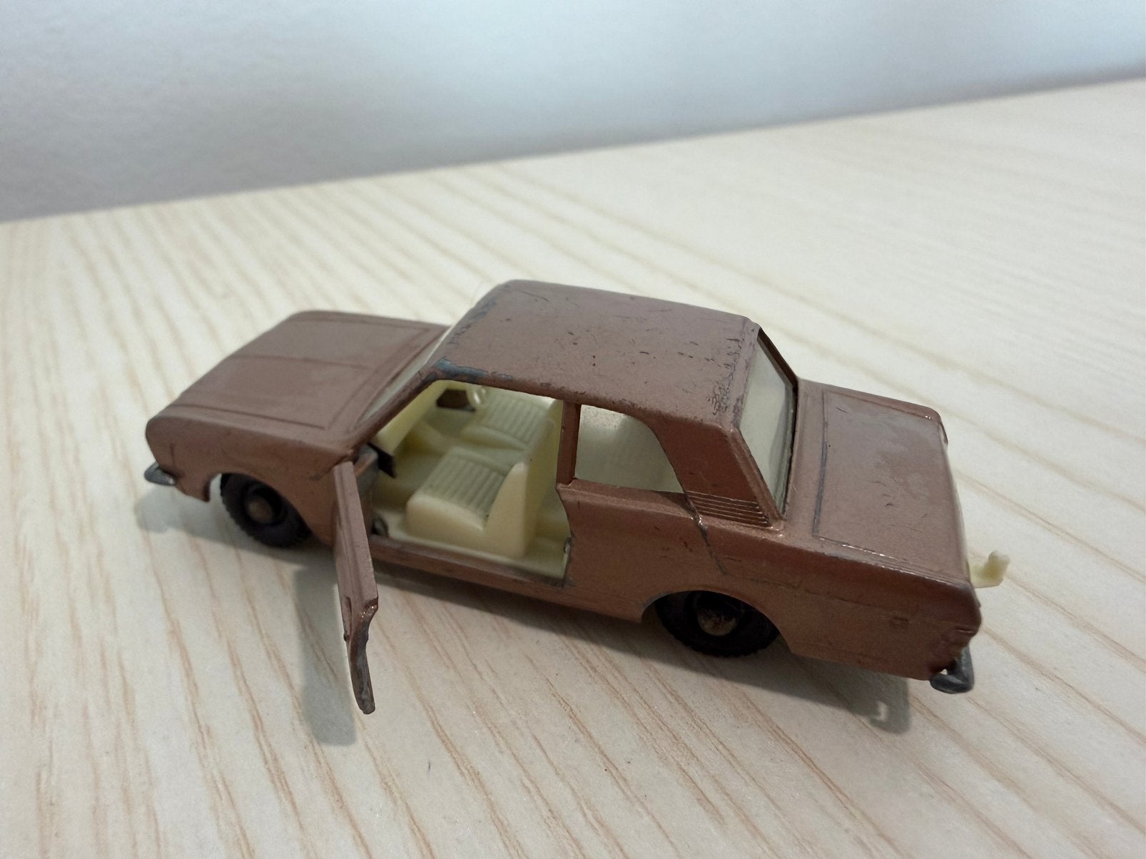 originele, vintage Matchbox Lesney No. 25 Ford Cortina Mk II, Ophalen of Verzenden, Zo goed als nieuw, Auto
