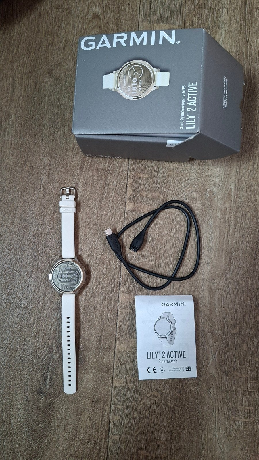 Garmin Lily 2 Active Smartwatch - Nieuw in doos, Wit, Garmin, Nieuw, Ophalen of Verzenden