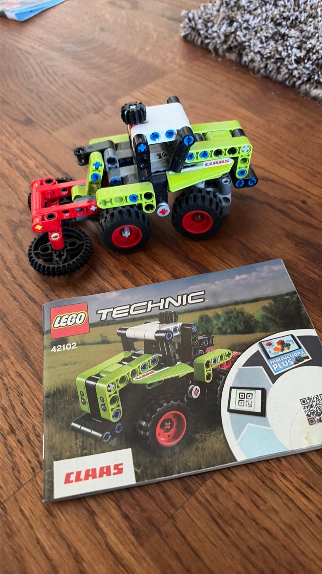 Lego technic mini claas xerion 42102, Ophalen, Zo goed als nieuw