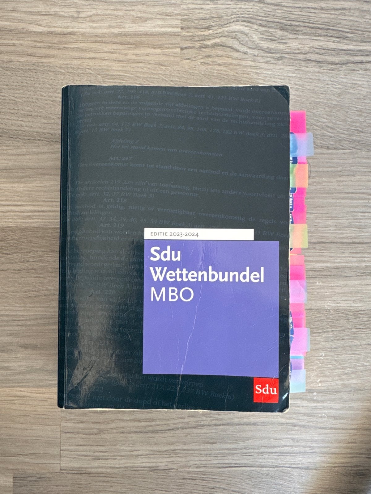 Sdu Wettenbundel MBO 2023-2024, Boeken, Ophalen of Verzenden, Gamma, Gelezen, MBO