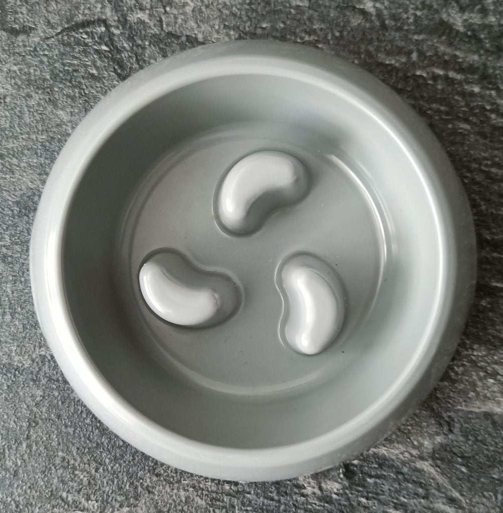 Adori Anti-Schrok Voerbak - Grijs - ø 14 cm - S - 200 ml, Dieren en Toebehoren, Ophalen of Verzenden, Anti-schrok, Nieuw