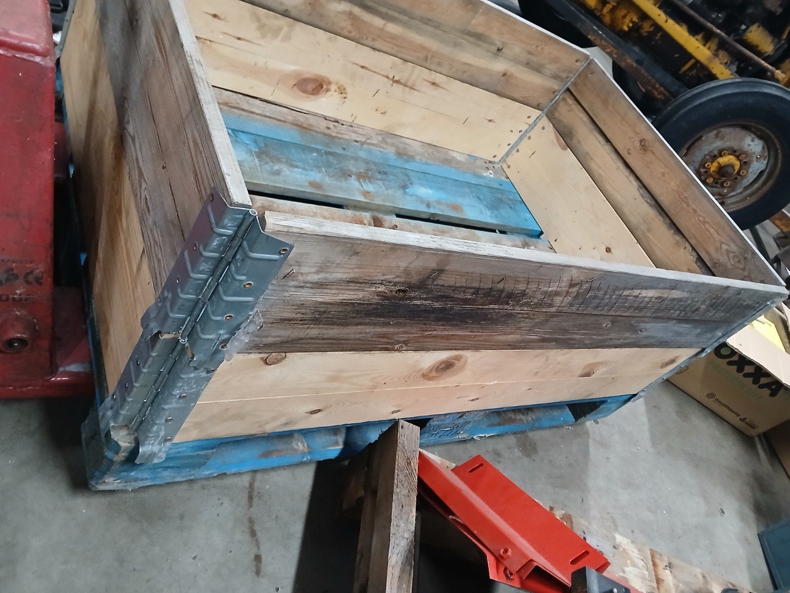 euro pallet met 2 opzet schotten, Ophalen, 100 cm of meer, 60 cm of meer, Overige typen
