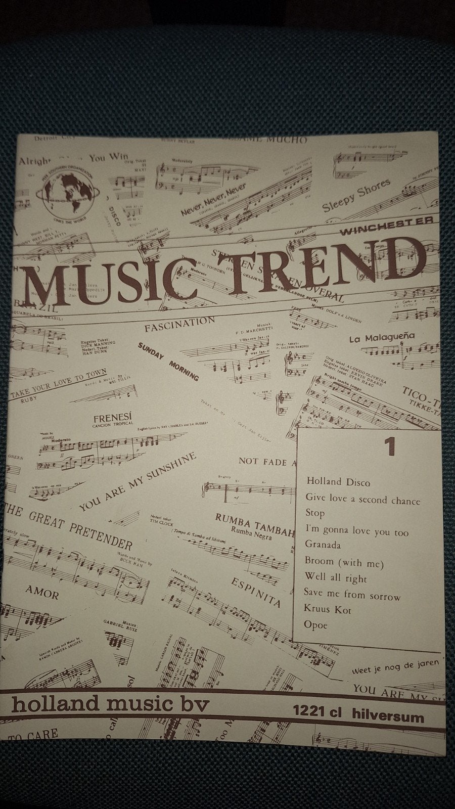 Music Trend deel 1 - Holland music bv., Piano, Overige genres, Overige soorten, Ophalen of Verzenden