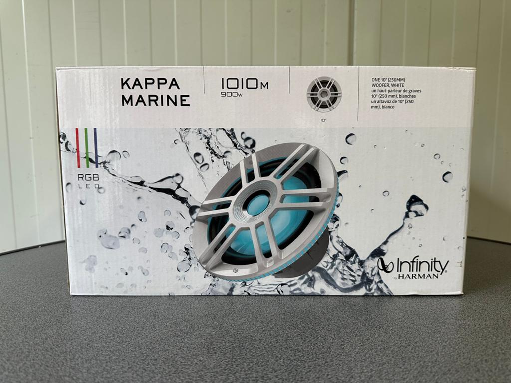 Infinity Kappa 1010M 10" 900 Watt Marine met led, Ophalen of Verzenden, Nieuw