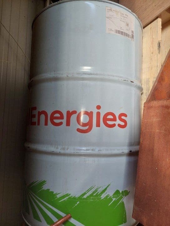 Groot olievat ca. 200 liter, Ophalen
