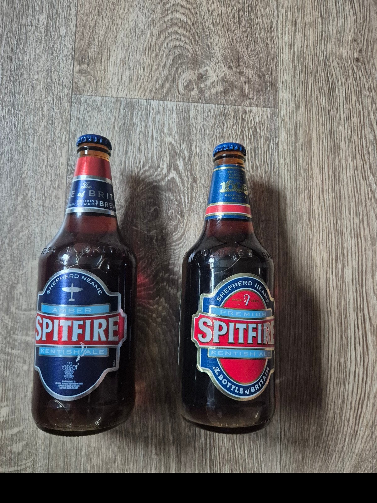 2 volle flesjes UK Spitfire bier, Verzamelen, Ophalen of Verzenden, Nieuw