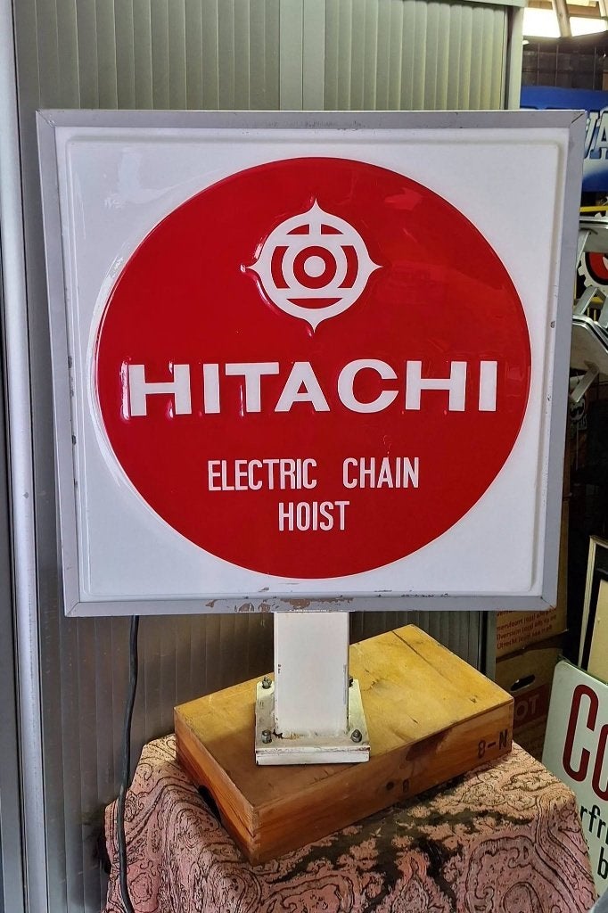 Lichtbak van Hitachi Electric Chain Hoist, 100% topstaat!, Verzamelen, Ophalen, Gebruikt, ., Lichtbak of (neon) lamp