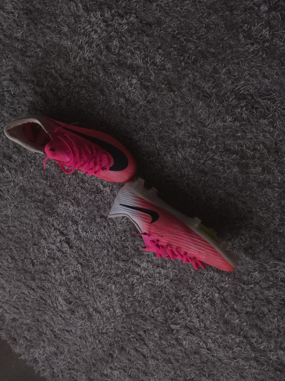Nike Zoom Mercurial Voetbalschoenen - Roze/Wit elite, Maat XS of kleiner, Ophalen of Verzenden, Zo goed als nieuw, Schoenen