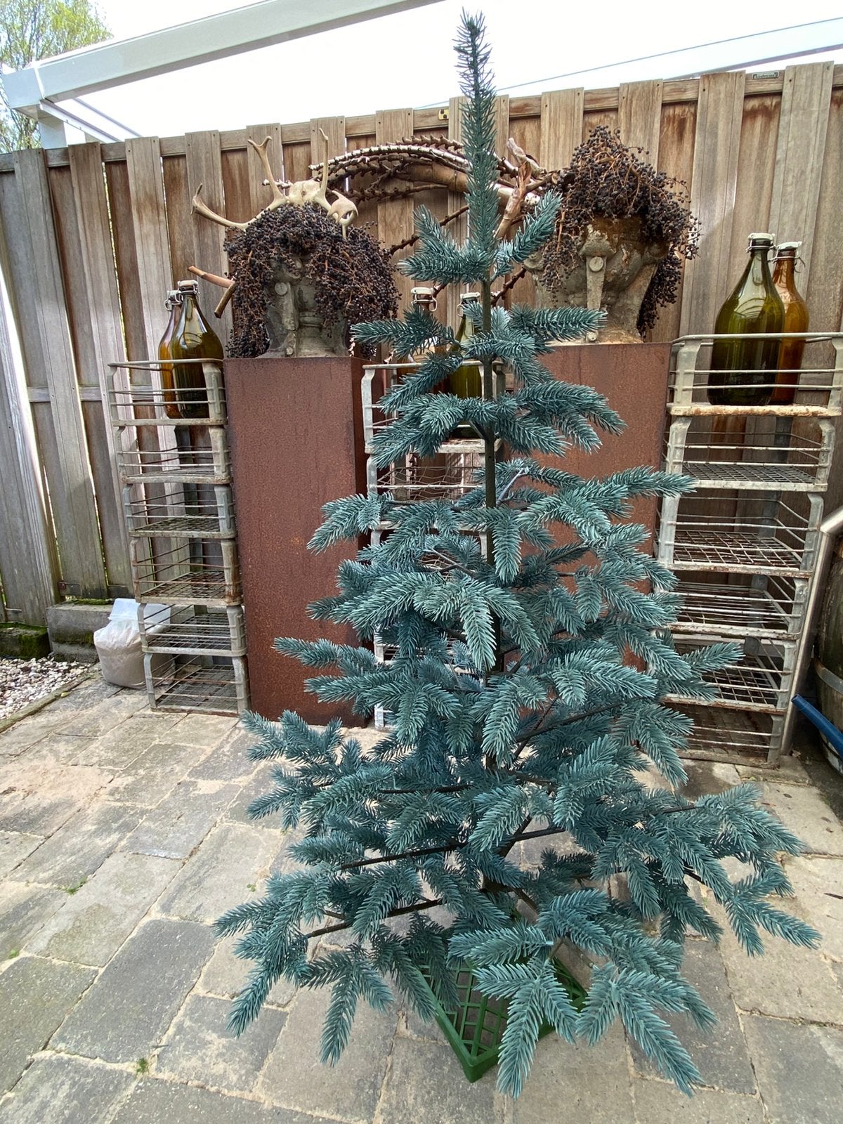 DDR kerstboom oud vintage, Diversen, Kerst, Ophalen of Verzenden, Zo goed als nieuw