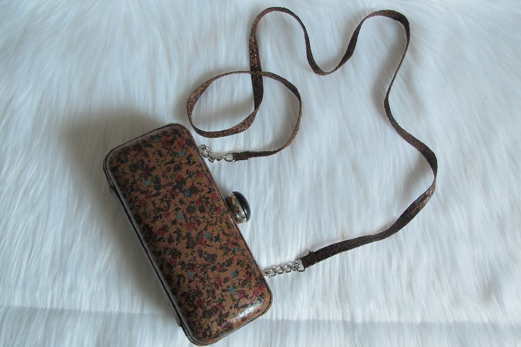 Clutch purse (Forever 21), Ophalen of Verzenden, Nieuw, Bruin, Handtas
