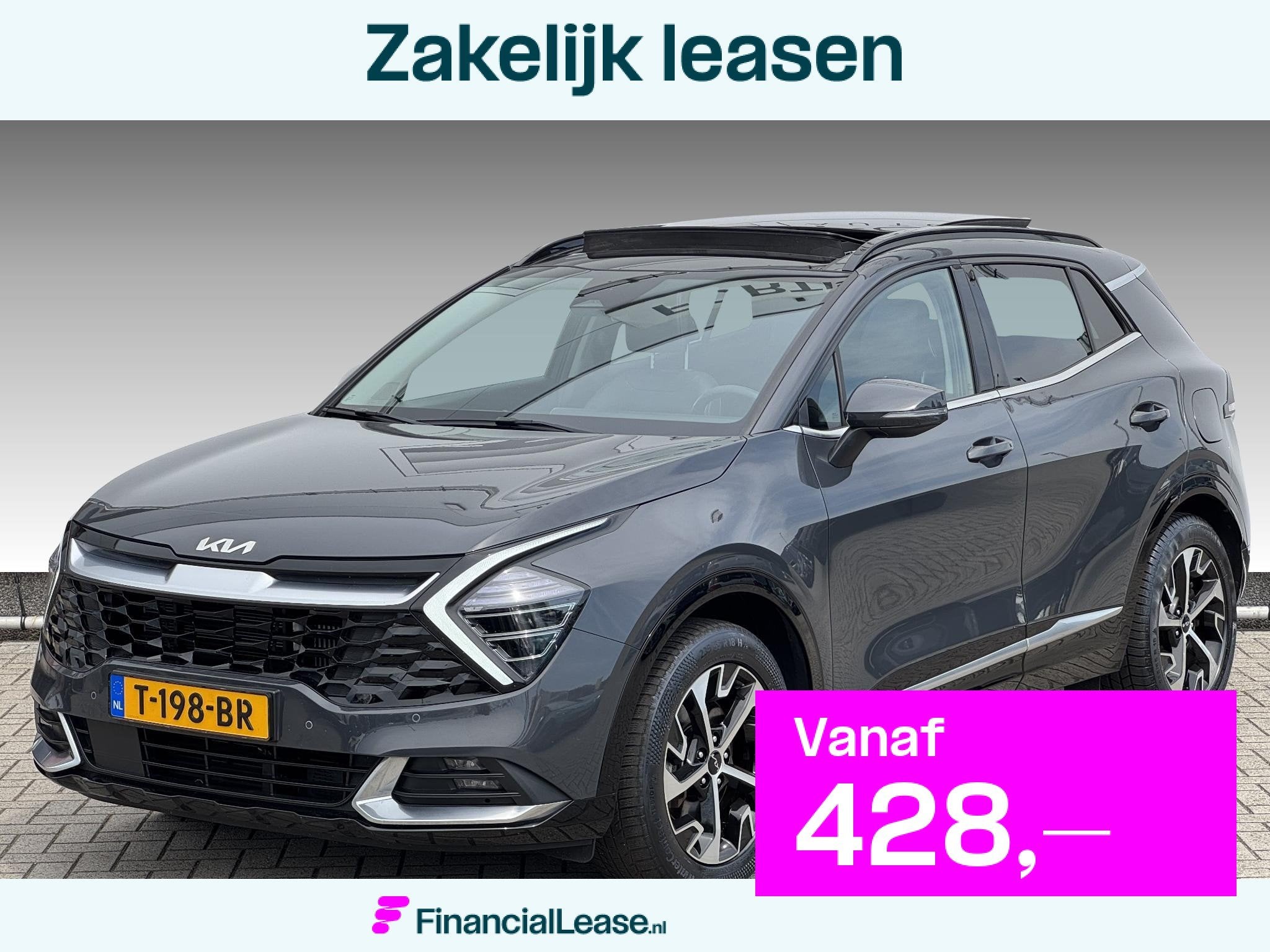 Kia Sportage 1.6 T-GDi Hybrid DynamicPlusLine NL-AUTO | PANO, Startonderbreker, Gebruikt, Euro 6, 4 cilinders