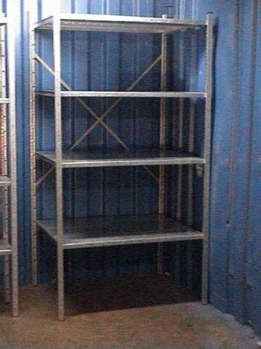 Gegalvaniseerde legbordstelling G3 . Diverse diepten 30 cm ,, Huis en Inrichting, Kasten | Stellingkasten, Ophalen, Gebruikt, -