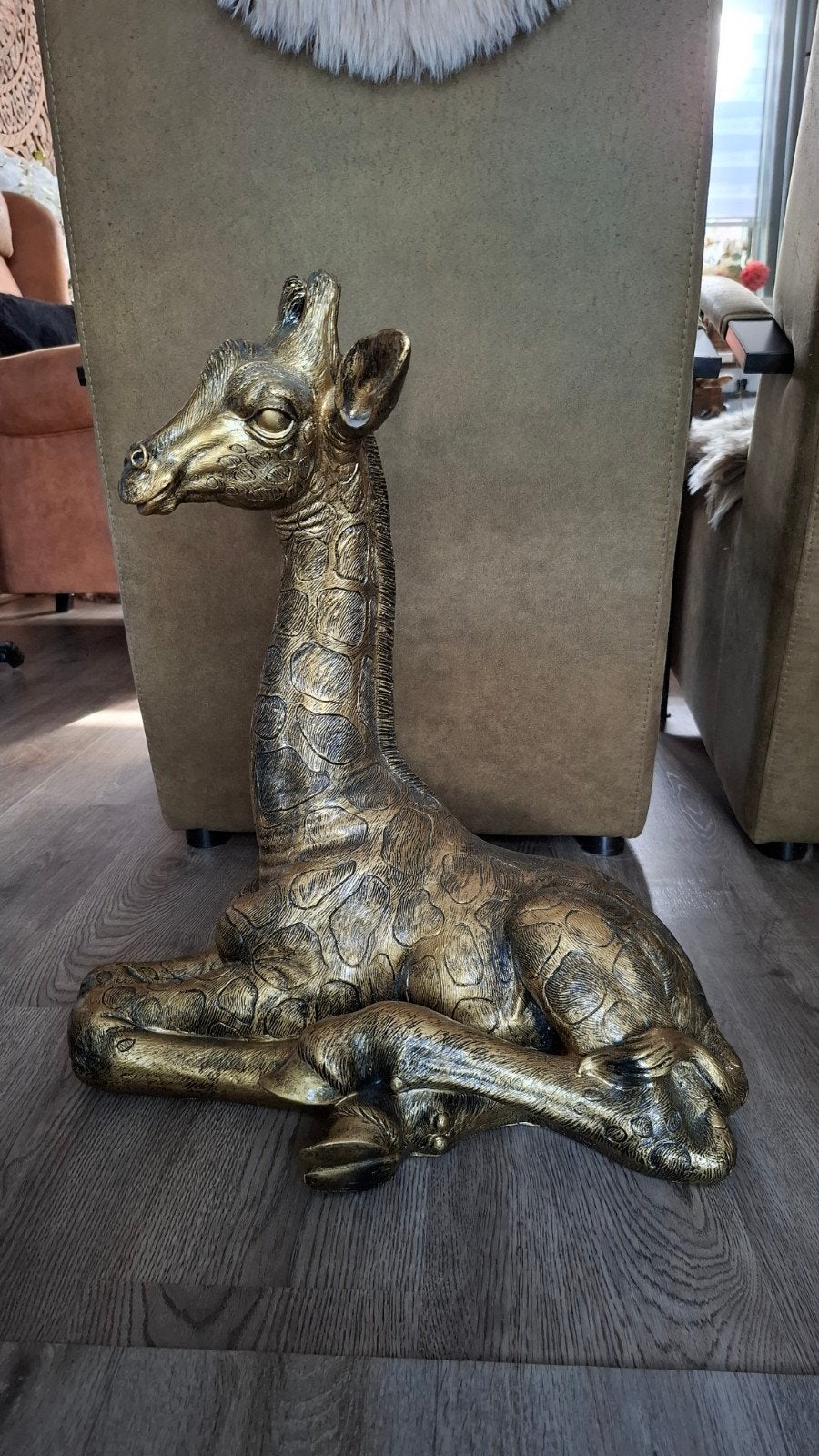 Grote liggende giraffe, Ophalen, Zo goed als nieuw
