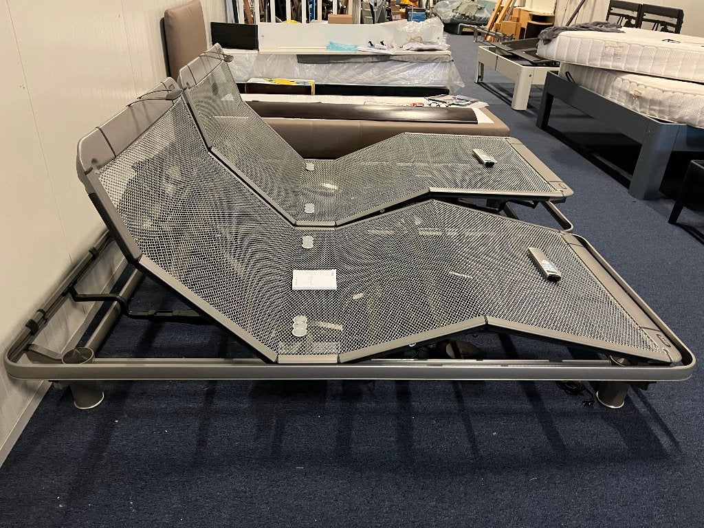 Elektrische Auping Royal (180x200cm)., Ophalen, Verstelbaar, Tweepersoons, Zo goed als nieuw