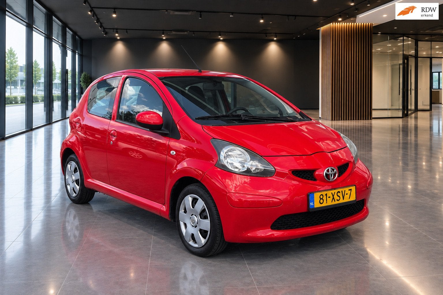 Toyota Aygo 1.0-12V 5DRS AIRCO ELEKTR-R APK-2027, Voorwielaandrijving, Stof, Gebruikt, 4 stoelen