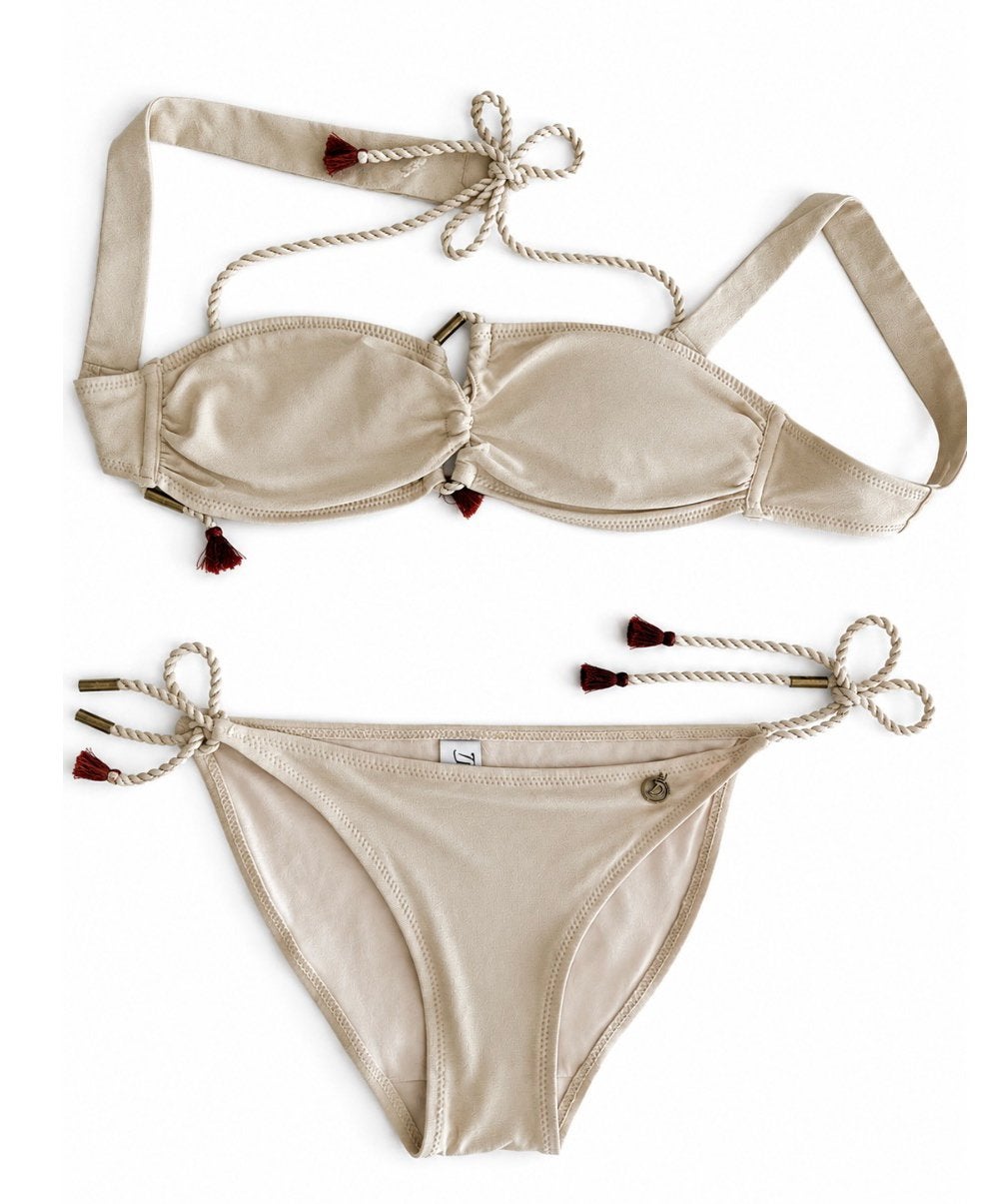 Doutzen's Stories bikini by Hunkemöller, Kleding | Dames, Ophalen of Verzenden, Zo goed als nieuw, Beige, Bikini