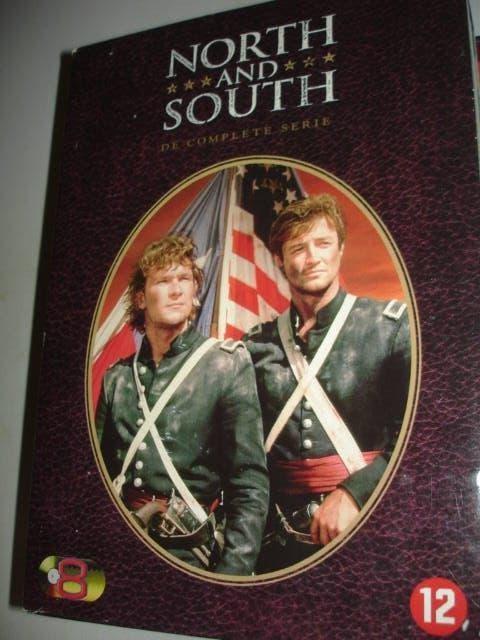 North and South- Patrick Swayze- Complete serie- BOX- 8-DVD-, Cd's en Dvd's, Dvd's | Tv en Series, Verzenden, Alle leeftijden