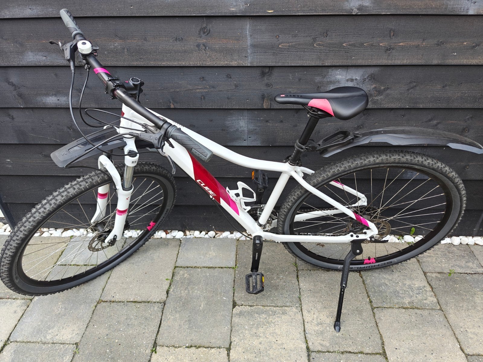Cube Access WS EAZ mountainebike roze en wit, Hardtail, Zo goed als nieuw, Dames, Schijfrem