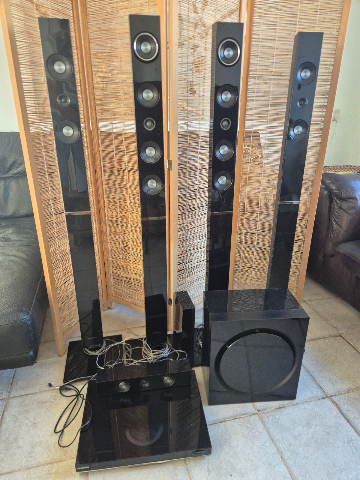 Samsung Home Cinema Set met Blu-ray speler en 5.1 systeem, Audio, Tv en Foto, Home Cinema-sets, Ophalen, Gebruikt, Blu-ray-speler