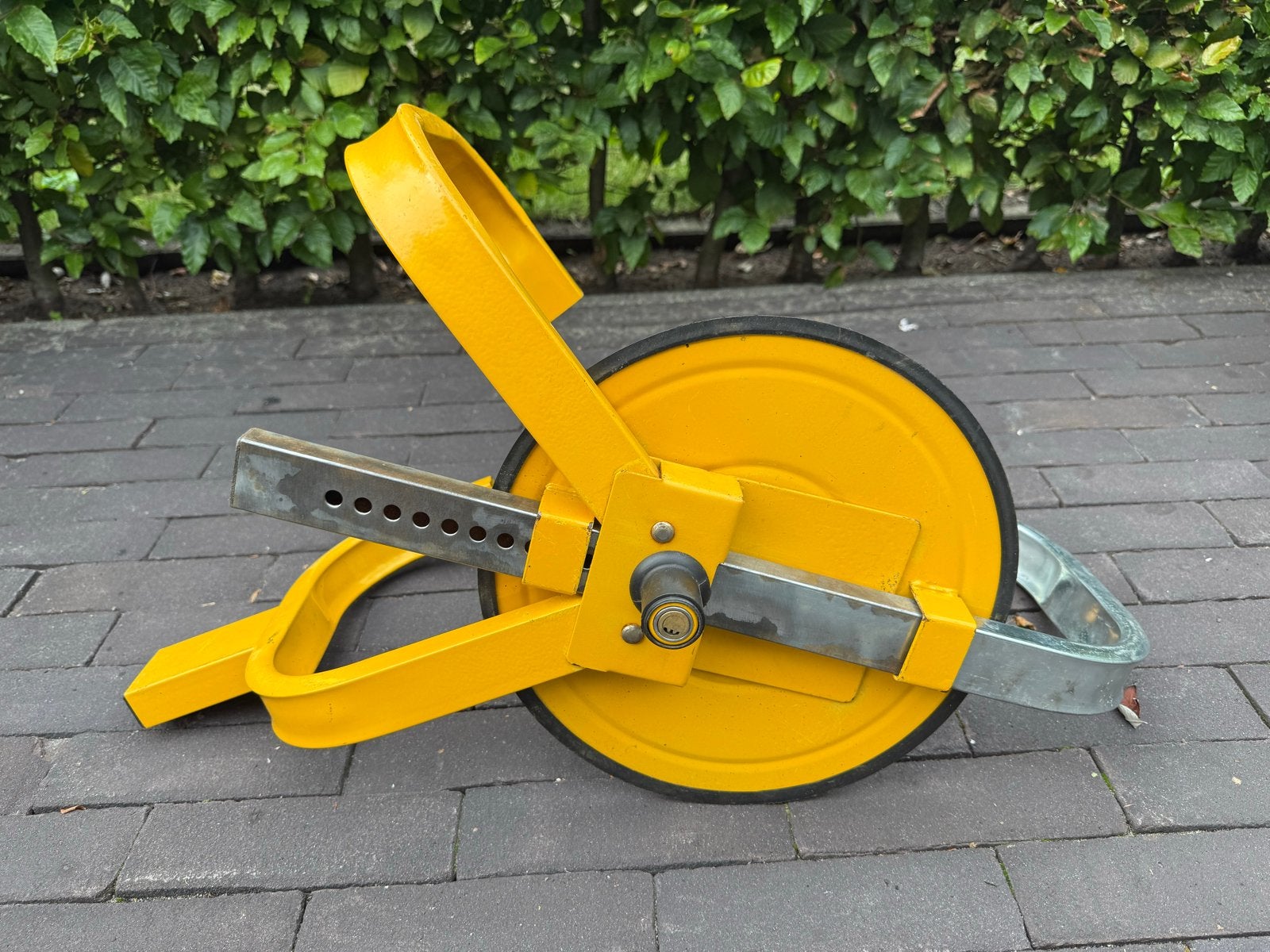 Wielklem / parkeerbeugel inclusief 3 sleutels, Ophalen of Verzenden, Gebruikt