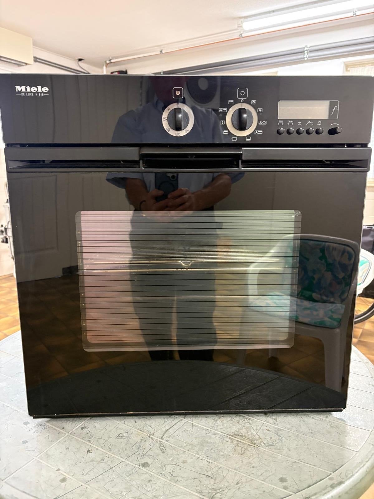 Miele H 818-1 Inbouw Oven - Zwart, Goede Staat, Witgoed en Apparatuur, Ophalen, Gebruikt, Oven, Inbouw