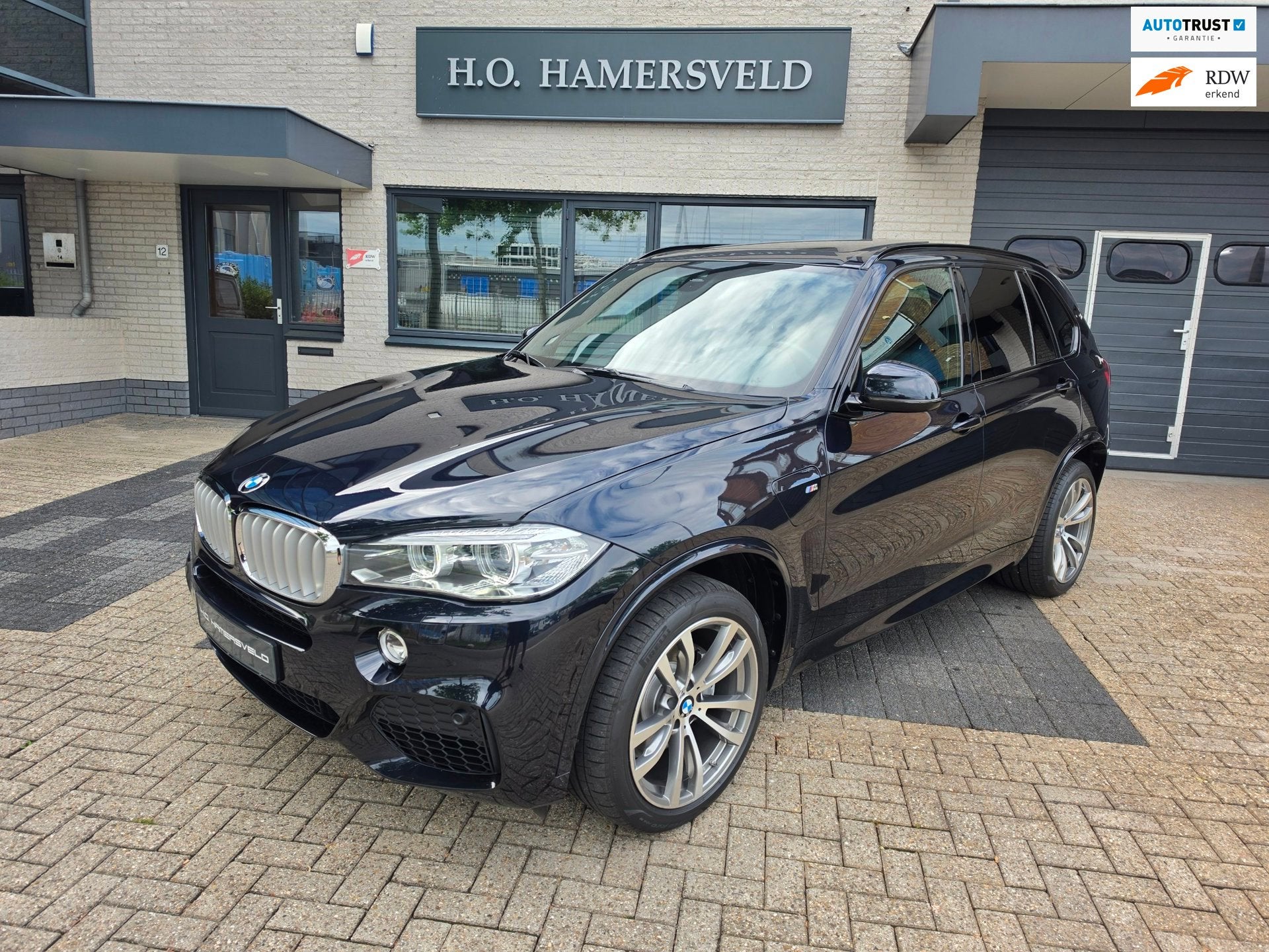 BMW X5 XDrive40e iPerformance High Executive, Auto's, Gebruikt, X5, 4 cilinders, Blauw