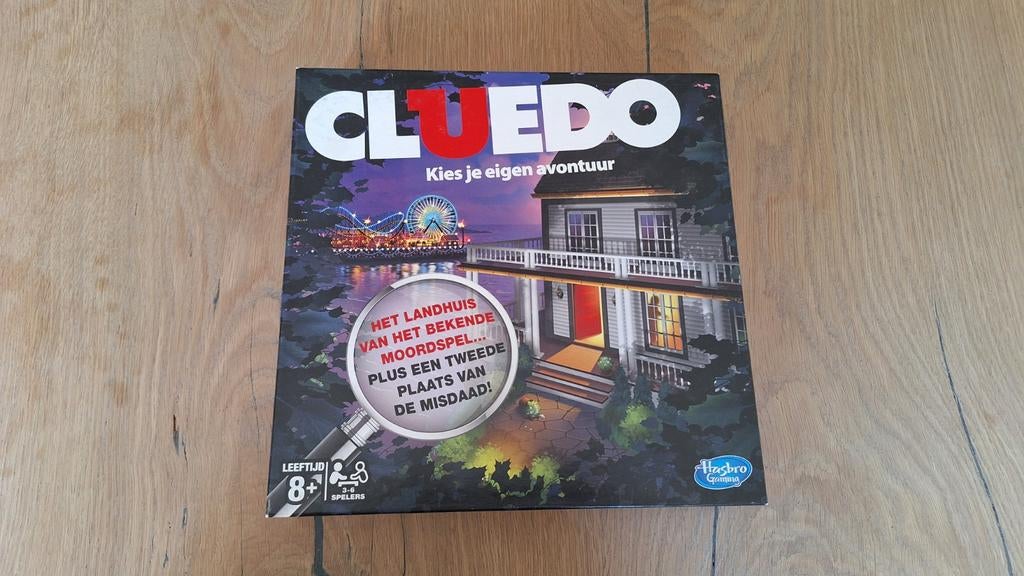 Cluedo: Kies je eigen avontuur bordspel, Vijf spelers of meer, Ophalen of Verzenden, Zo goed als nieuw, Hasbro